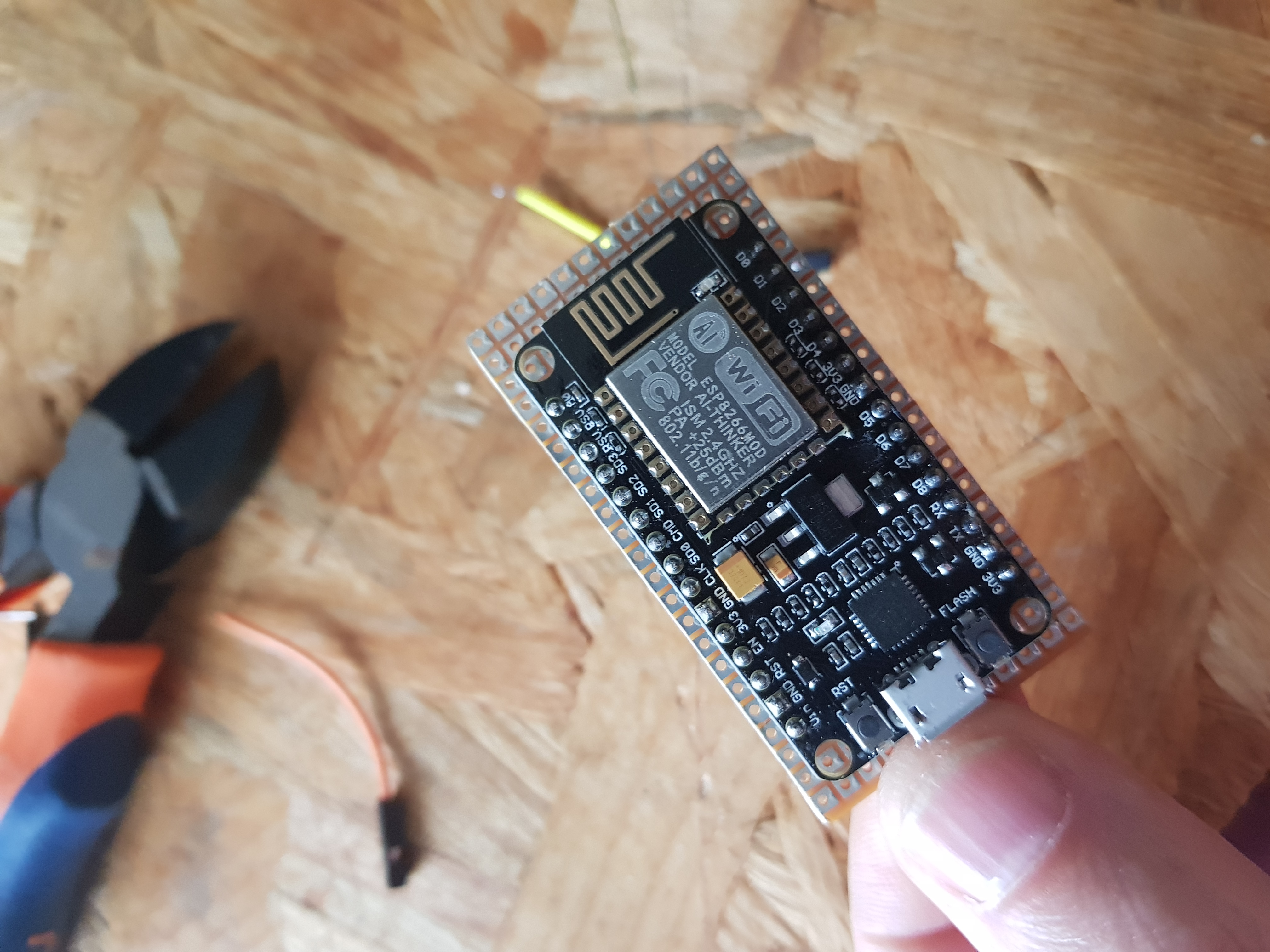 NodeMCU sur circuit imprimé